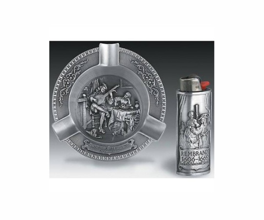 Набор 2 предмета пепельница ,зажигалка Meisterwerke