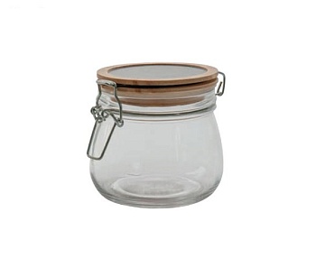 Банка стекло, держатель крышки 0,45л. 10,5см.