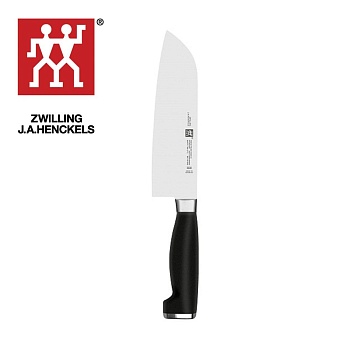 Нож сантоку 18см. Twin Four Star2