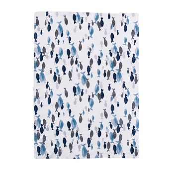 Полотенце 40*60см. хлопок Рыбки разноцветные