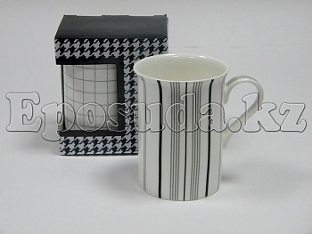 Кружка 290мл. Белая в разводах