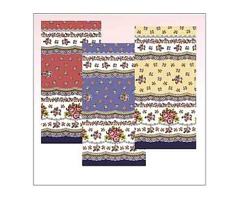 Полотенце 42*72см. Павлопосадские мотивы