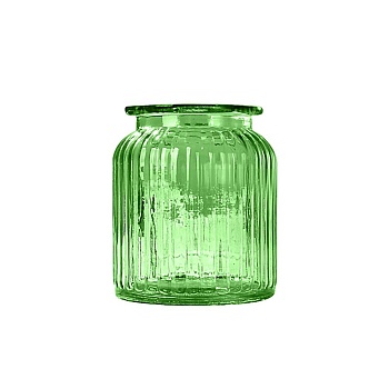 Ваза 11,5см, зеленая Jar