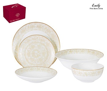 Сервиз столовый 21 предмет 6 персон Сияние