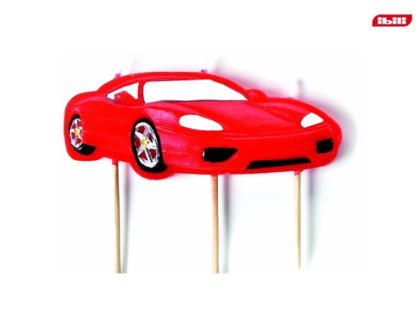 Свеча для торта Машина