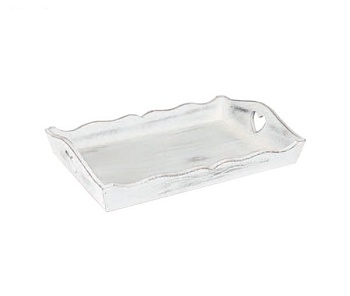 Поднос белый 46*31см.