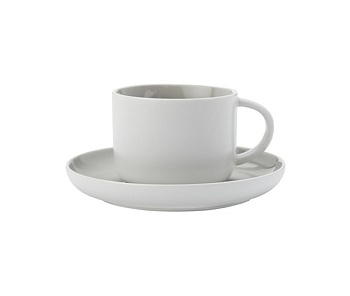 Чайная пара 0,25л. серая Оттенки