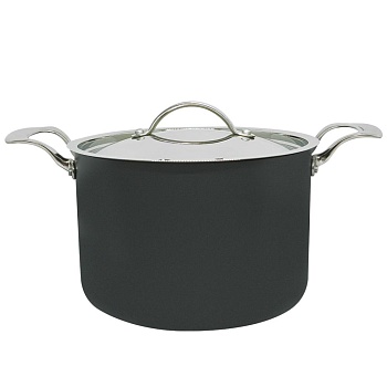 Кастрюля с крышкой антипригарная 24см. 6,7л. Violet