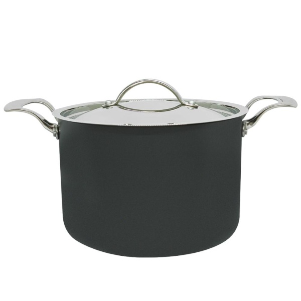 Кастрюля с крышкой антипригарная 24см. 6,7л. Violet