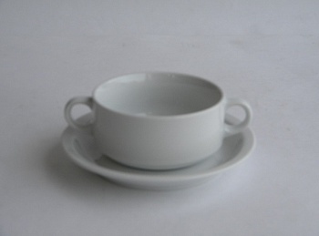 Бульонница с блюдцем 0,35 мл. Compact