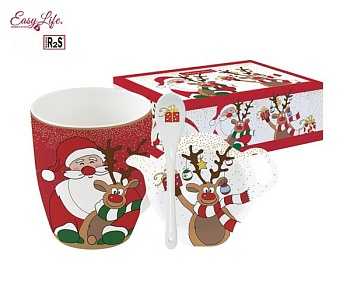 Набор чайный 3 предмета 300мл. Дед Мороз с друзьми