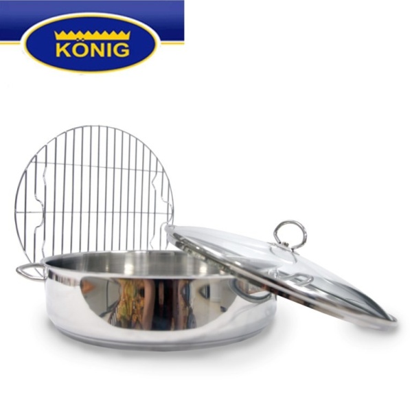 Кастрюля для рыбы с крышкой 32*8см