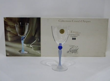 Рюмка 6шт для белого вина 200мл. синяя Fraicheur