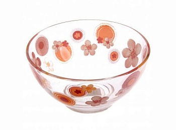 Салатник 500мл. Bubbles Flo Pink