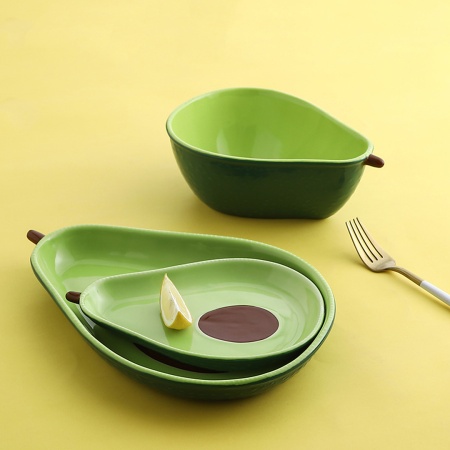 Блюдо 19,5*14,5см Авакадо