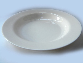 Блюдо 31см. глубокое, кремовое спагетти Gastronomie