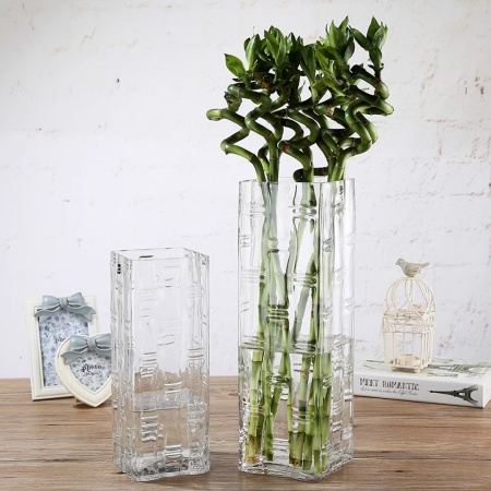 Ваза 40*12см квадратная Бамбук