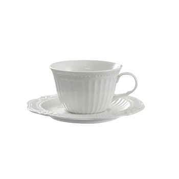 Чайная пара 180 мл. полоска Итальянская деревня