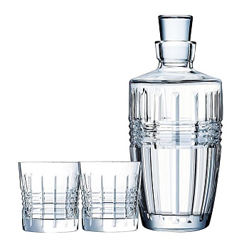 Набор для виски 3предмета графин+2 стакана Rendez-vous