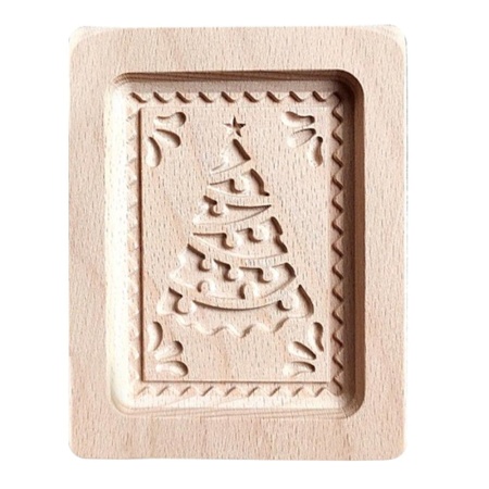 Пряничная доска 10*8*2см дерево, Картинка Елка