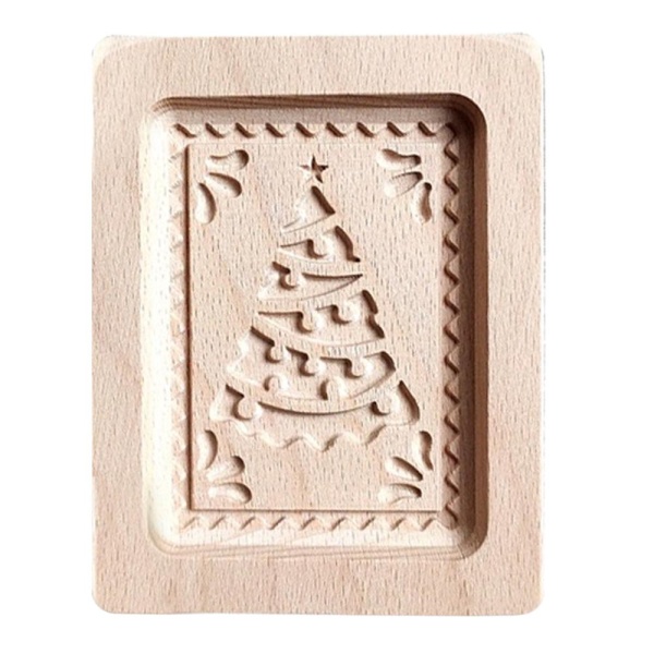 Пряничная доска 10*8*2см дерево, Картинка Елка