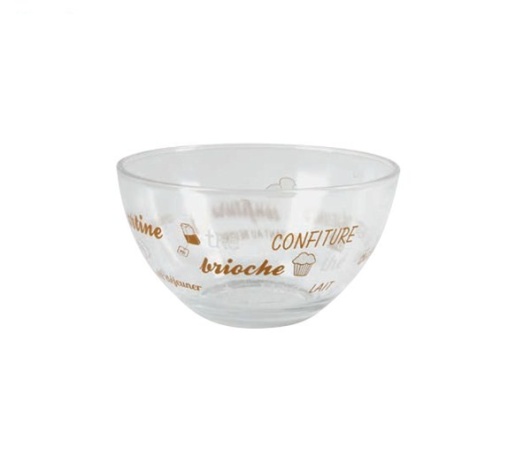 Салатник стекло, 800мл. коричневый Cafe Creme