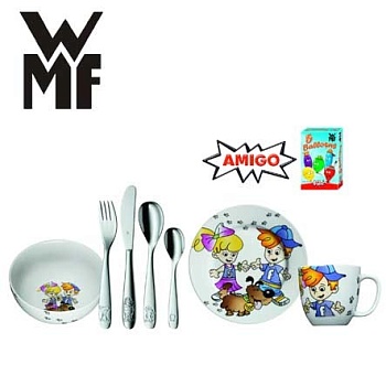 Набор детский 7 предметов +подарок Willy Mia Fred Набор детский 7 предметов +подарок Willy Mia Fred