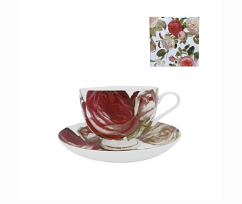 Чайная пара 2 предмета  1 персона Романтика