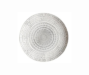 Тарелка 25см. белая Nordic