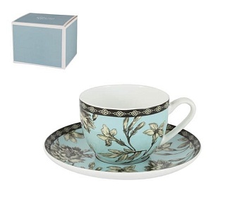 Набор чайный 2 предмета голубая Наталия