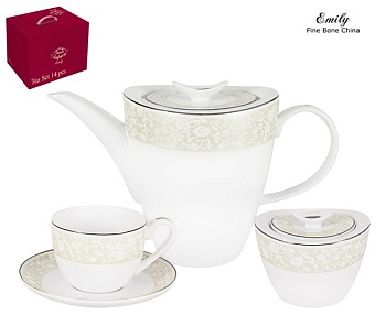 Сервиз чайный 14 предметов Донателла