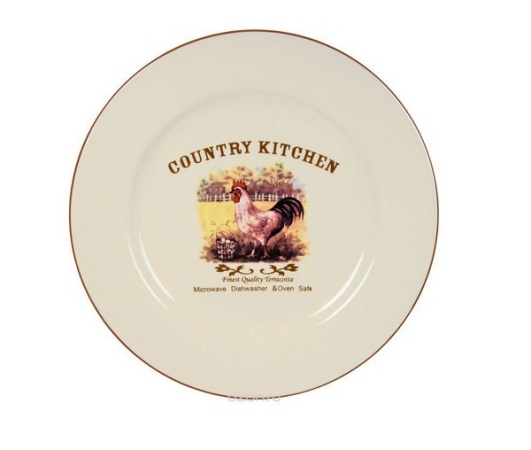 Тарелка 26см. Деревенское утро