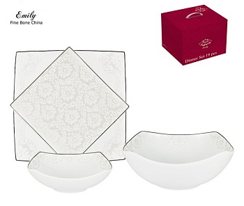 Сервиз столовый 19 предметов 6 персон Вероника