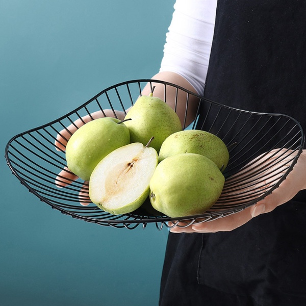 Фруктовница сталь 30*7см, черная