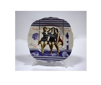 Тарелка 20см. 4шт A LA MER