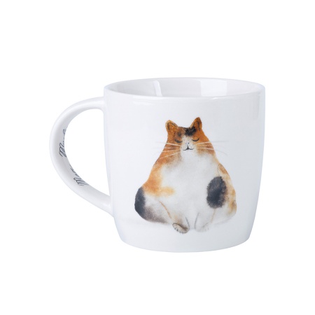 Кружка 400 мл. Довольный кот