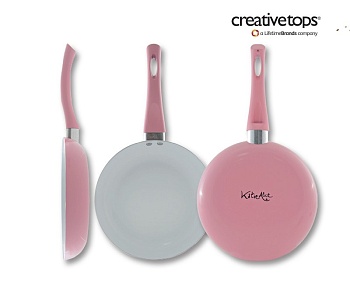 Сковорода розовая 20см. English Garden