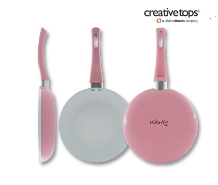 Сковорода розовая 20см. English Garden