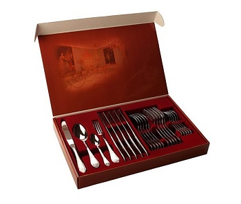 Столовые приборы 24 предмета 6 персон чернение Императорский