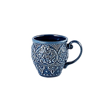 Кружка 550мл. синяя Барокко