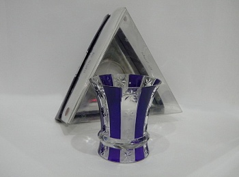 Подсвечник 13см аметист By Night