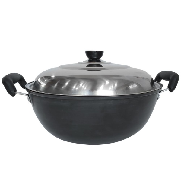 Казан с крышкой 32 см с лопаткой