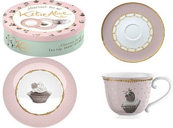 Чайная пара 1 персона 3 предмета Cupcake Couture Чайная пара 1 персона 3 предмета Cupcake Couture