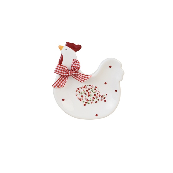 Блюдо 12,7*11,5*2,4см Курочка