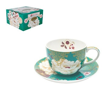 Чайная пара 0,25л. бирюза Кимоно