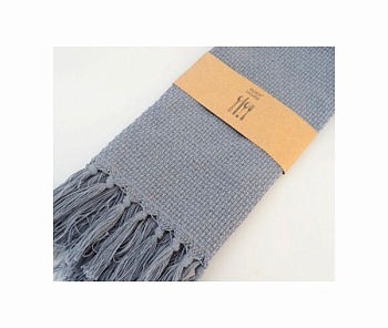 Подложка серая кисти ткань 38*60см.