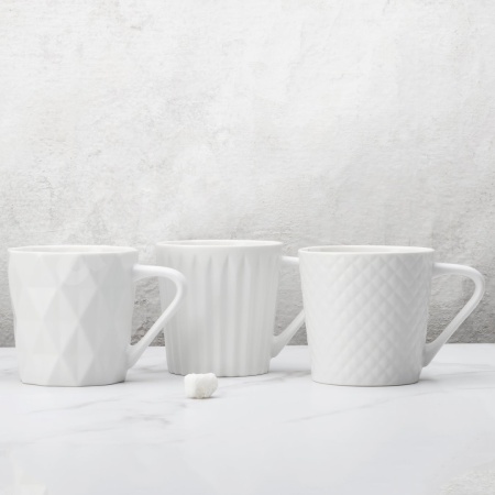 Кружка 0,4л. 4шт Грани