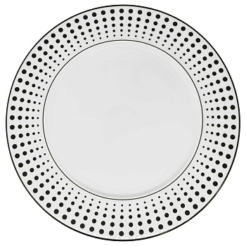 Блюдо круглое 30см. Cheers Dots