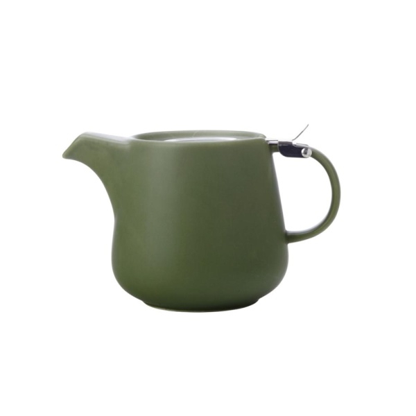 Чайник 600мл. с ситечком оливковый Оттенки