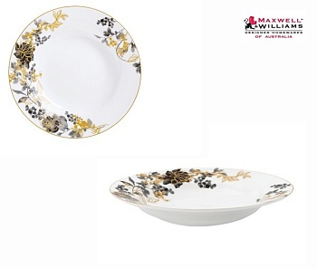 Тарелка суповая 23см. Mystic Rose